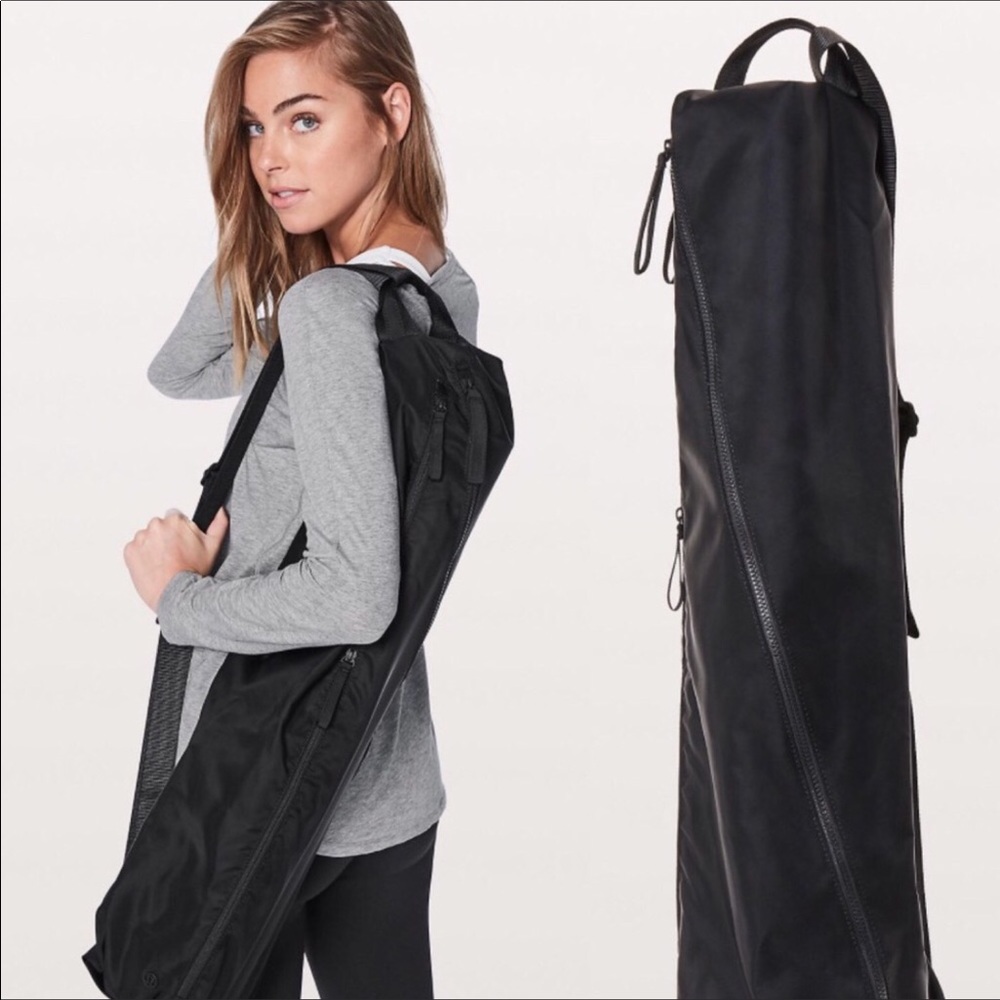 Lululemon Athletica Black Yoga Bag